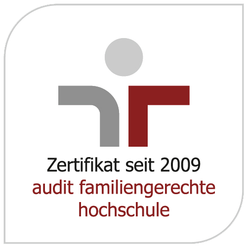 audit familiengerechte Hochschule - Zertifikat seit 2009